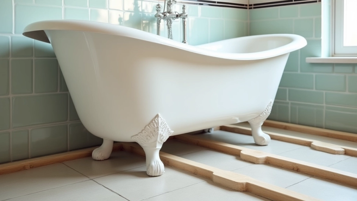 Czy pod wanną kładzie się płytki