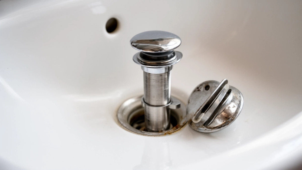 Jak zamontować korek automatyczny do umywalki