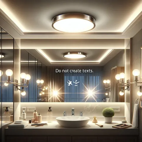 bezpieczne wybieranie oświetlenia łazienkowego