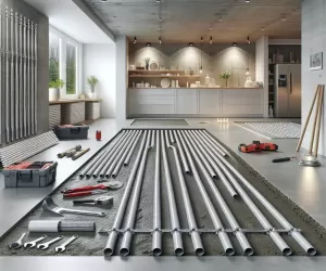 instalacja ogrzewania podłogowego