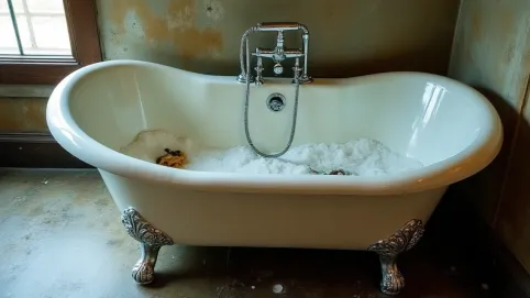 Jak wyczyścić wannę żeliwną