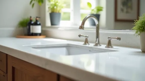 Jaki blat pod umywalkę nablatową