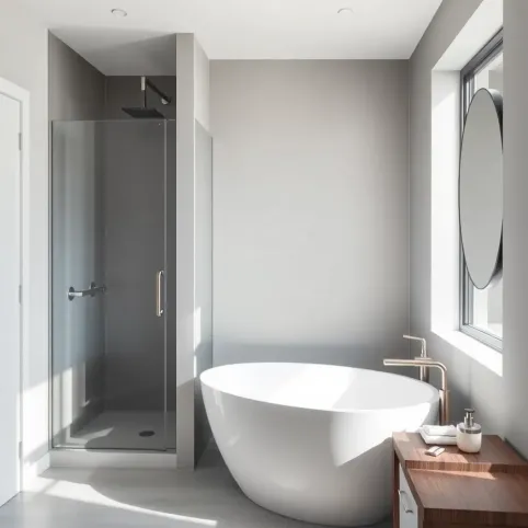 Łazienka z wanną i prysznicem inspiracje