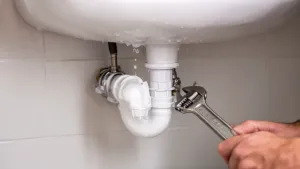 montaż syfonu do umywalki