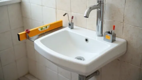 montaż umywalki