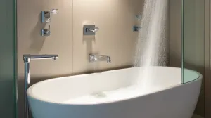 Na jakiej wysokości prysznic w wannie