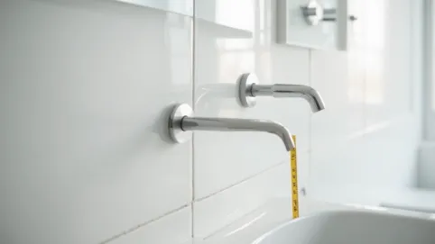 Wysokość montażu baterii umywalkowej podtynkowej